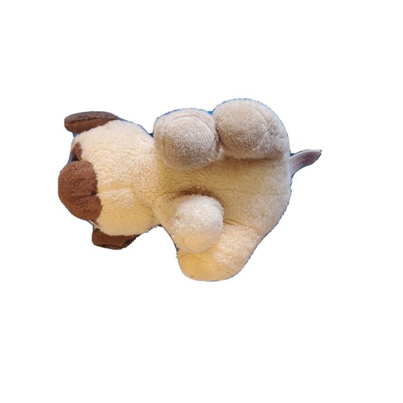 Velve Ty Rufus The Pug Stuffed Animal Puppy Dog Plush Toy Glitter Eyes 2016 - Picture 10 of 15